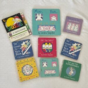 Set of 9 Sandra Boynton Board Books for Baby